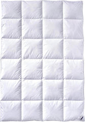 Couette en duvet Billerbeck Martina® - Couette 135 X 200 Cm - Couette toutes saisons - Adaptée aux personnes allergiques - 90% duvet d'oie, 10% plumes d'oie - Blanc Naty Shop Couettes et couettes Medium (M) 135 X 200 Cm