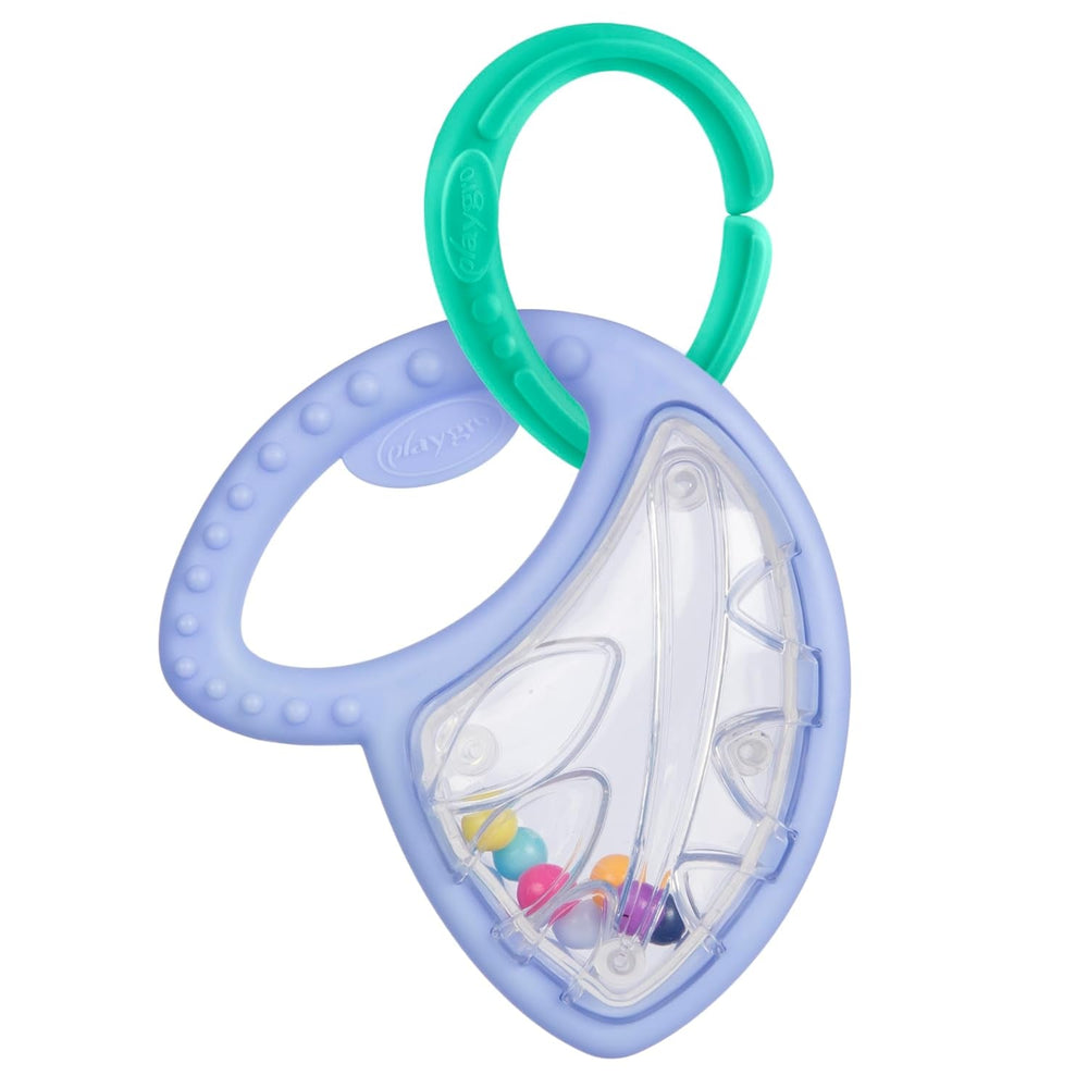 Playgro Clip Clop Coffret Cadeau d'Activités Sensorielles de Jardin - Jouet de Jardin Sensoriel pour Bébés à partir de 0 Mois - Jouet Interactif avec Hochets, Anneau de Dentition et Ami de la Poussette - 4 Pièces