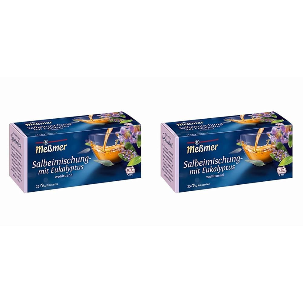 Mélange d'orties Meßmer | 25 | Sachets de thé | Végétalien | Sans gluten | Sans lactose