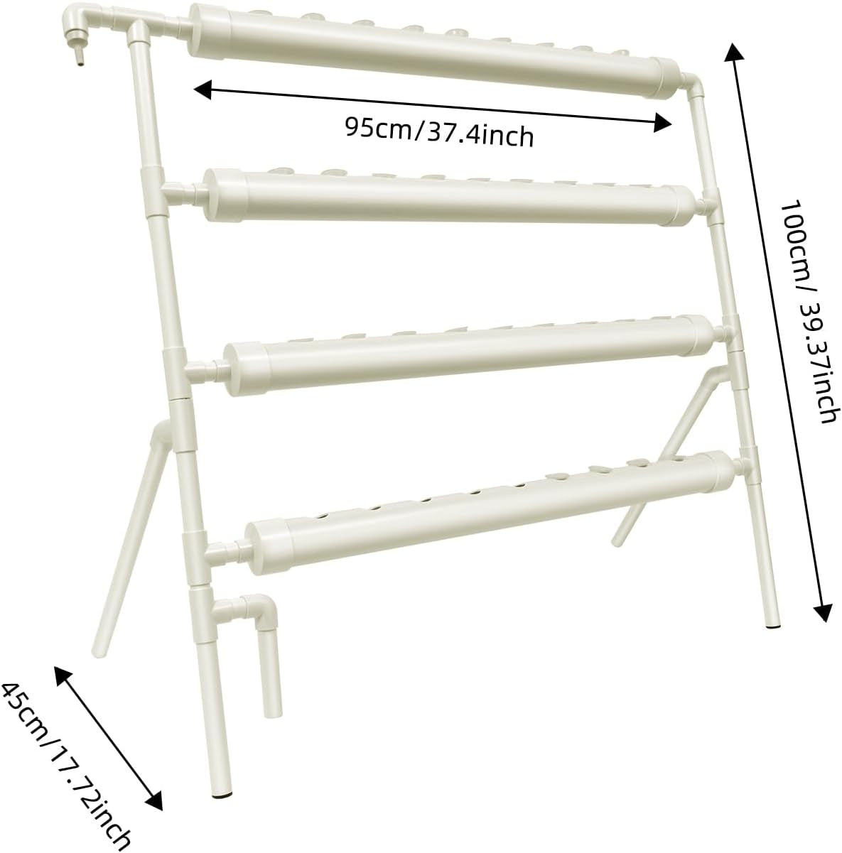 Kit de culture hydroponique 36 trous système d'irrigation des plantes hydroponiques Kit de culture hydroponique pour jardin maison jardin bureau