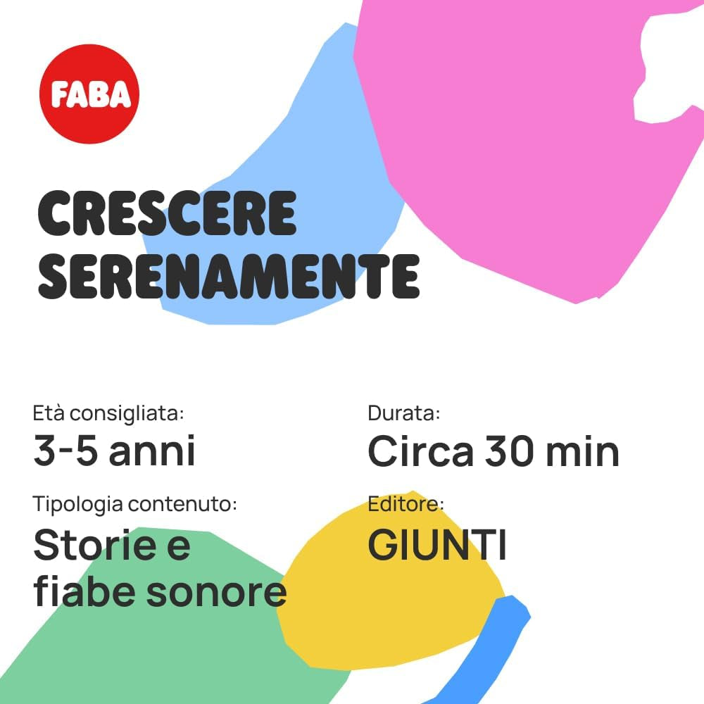 Figurine sonore - Grandir heureux - histoires sonores et contes de fées 4-6 ans, version italienne, jouet d'apprentissage pour garçons et filles Bebe Toys Naty Shop