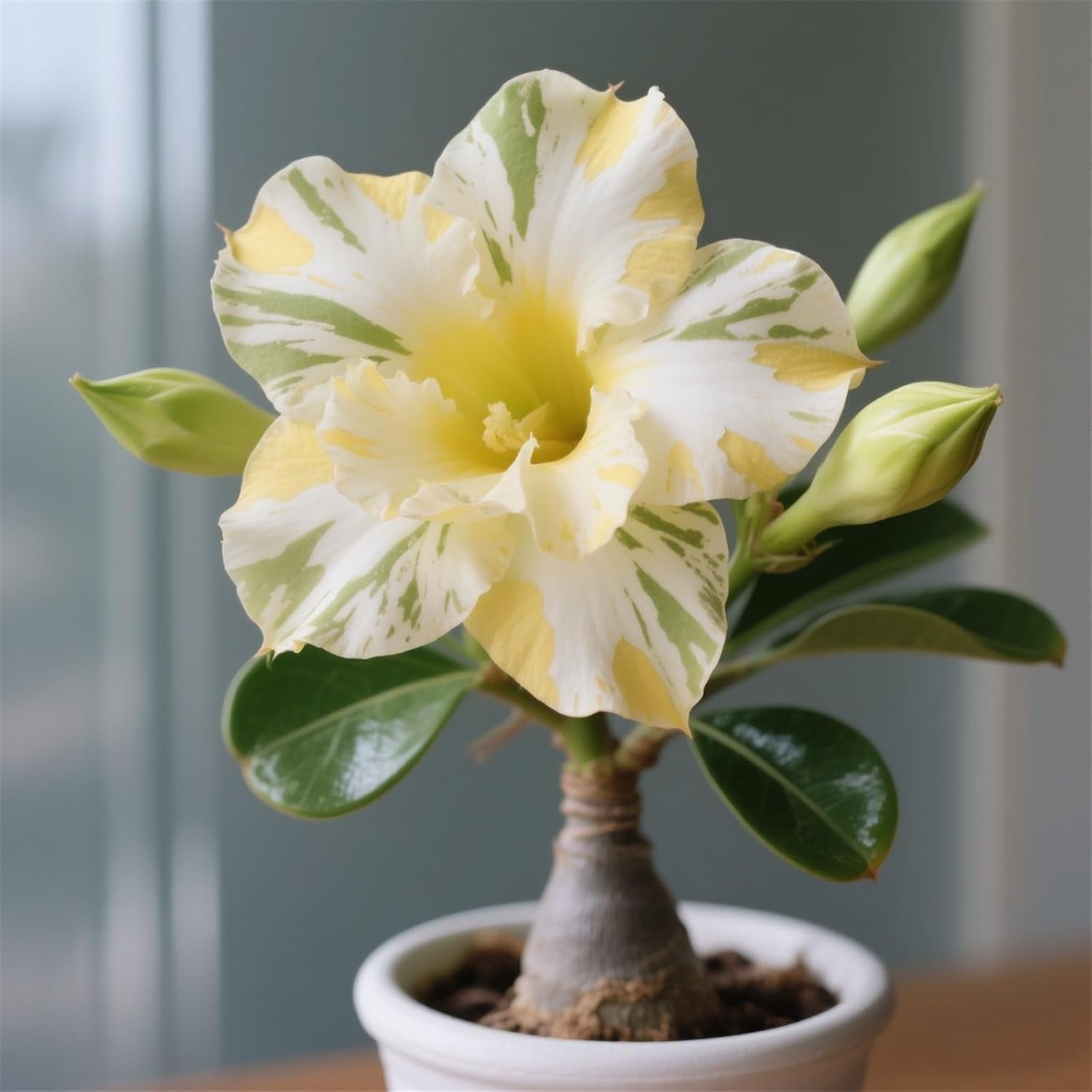 Winterhart pflanzen, Lebende Pflanzen,Mehrjährige Blumenzwiebel ist winterhart, Mysteriöse magische Glühbirne, Blumenzwiebel Mix，3 ans-1 Wüstenrose knollen -G