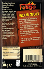 Mélange d'assaisonnement Fuego pour poulet mexicain - pour 2 portions