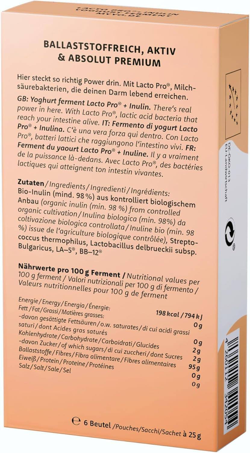 Bio Joghurtfermente, 4 Sorten à 3 Betel, Kulturen für self gemachten Yaourt