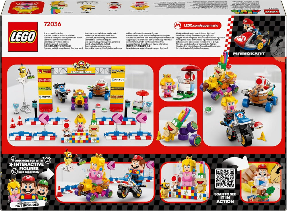 LEGO Super Mario : Mario Kart - Ensemble Baby Peach et Grand Prix, Figurines Nintendo - Toad, Lakitu, Baby Peach et Lemmy, Cadeau pour garçons, filles et joueurs de 8 ans et plus, Adventure Toy 72036 Jeux de construction Beuche den LEGO-Store