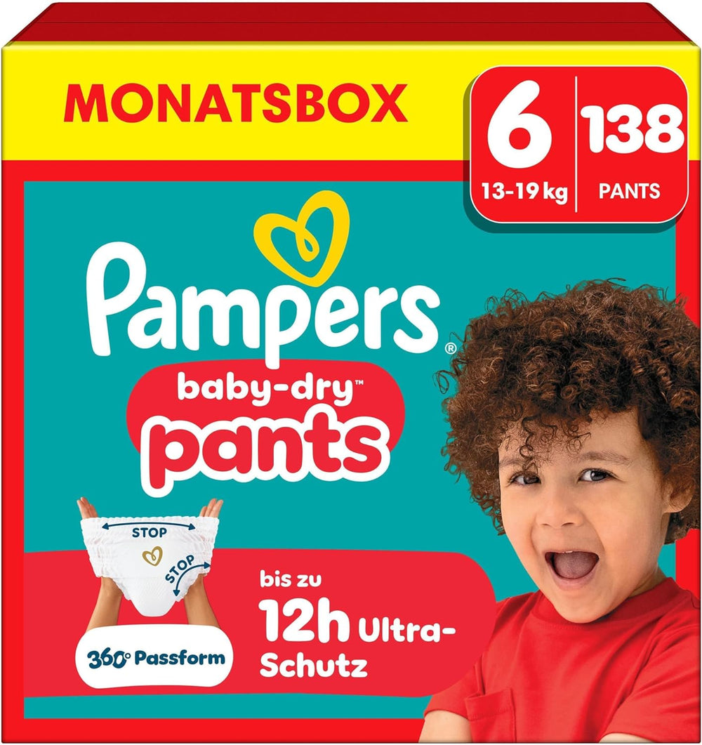 Pampers Baby-Dry Pants Größe 5, 160 Stück, 11kg-17kg, 360° auslaufsichere Fit pour le jour et la nuit