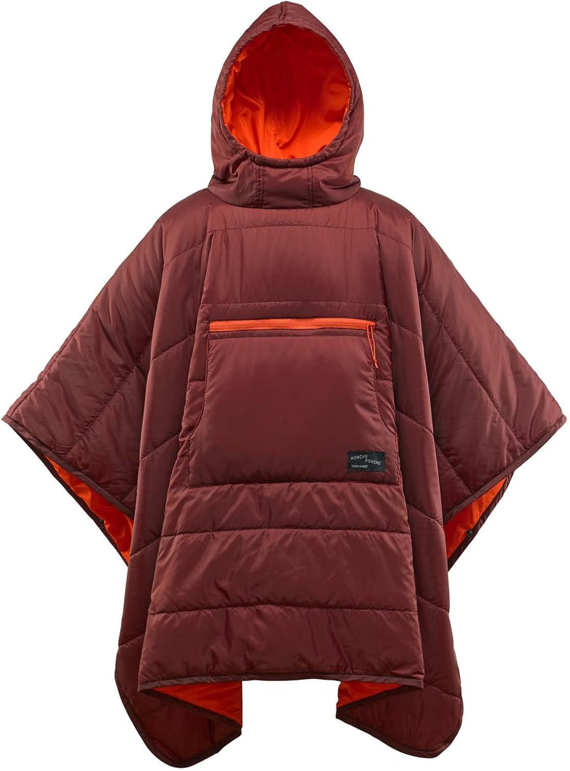 Therm-A-Rest Unisex Honcho Poncho Pătură cu glugă purtabilă Pătură cu glugă purtabilă Paturi si Cuverturi Therm-a-Rest Roșu/outing, monocolor (Getaway Solids) O mărime