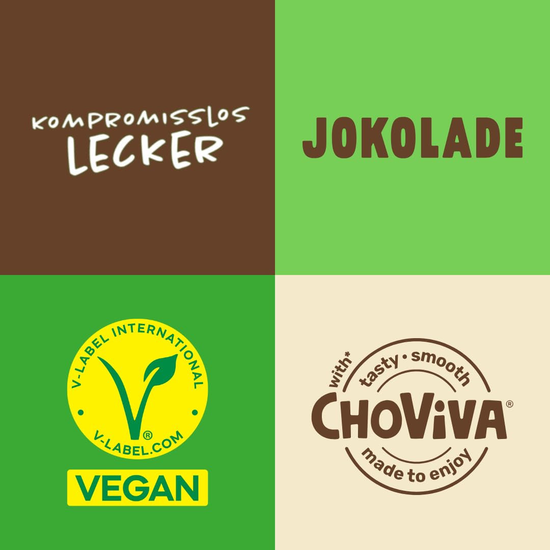 JOKOLADE 12 barres x 140g Forfait économique | Aux cacahuètes caramélisées et céréales croquantes | Vegan et sans cacao