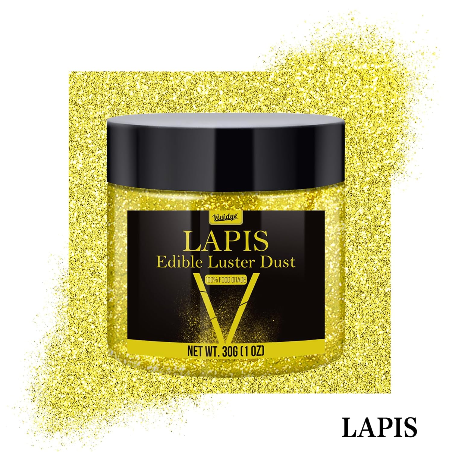 Glitter comestibil, praf, diverse culori, 30 grame Naty Shop