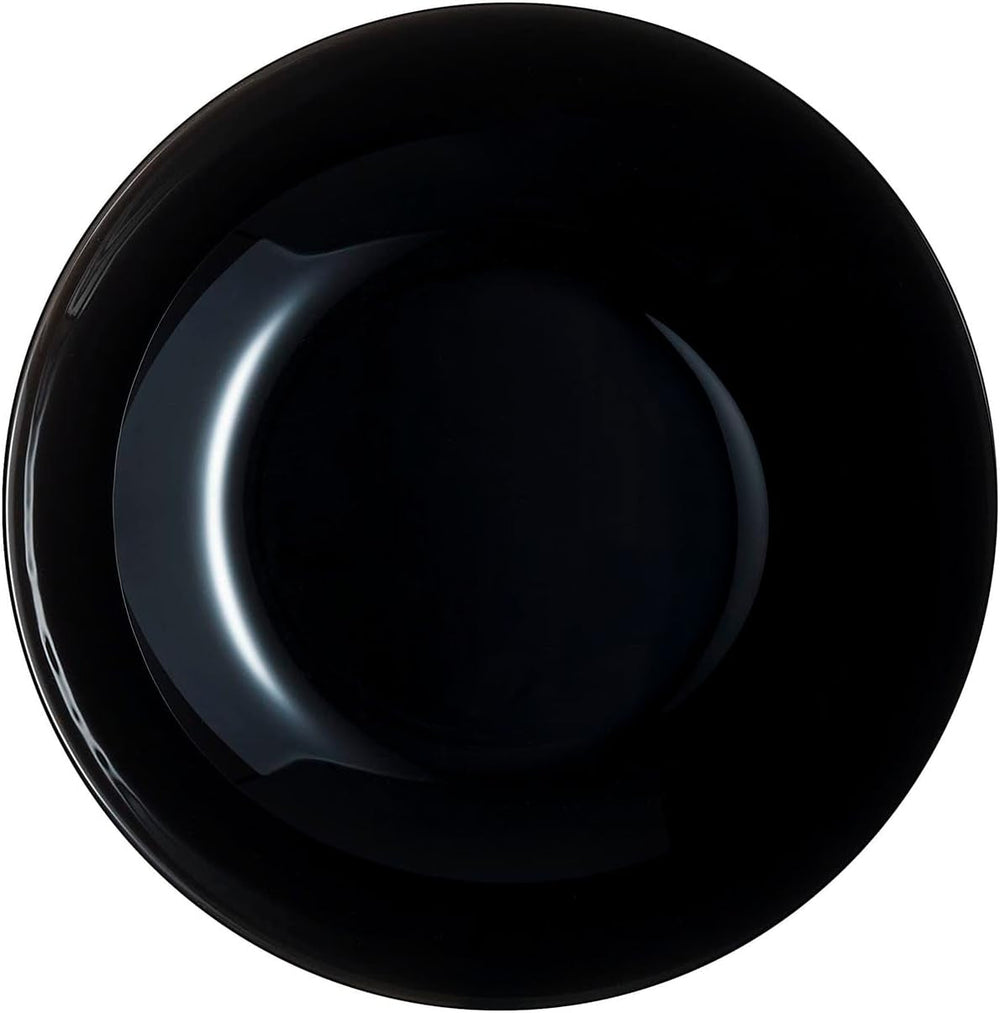 Arcopal Zelie Black Glasgeschirr-Set, 12-Teilig, 4-Sitzer, Schwarz Services de table Naty Shop