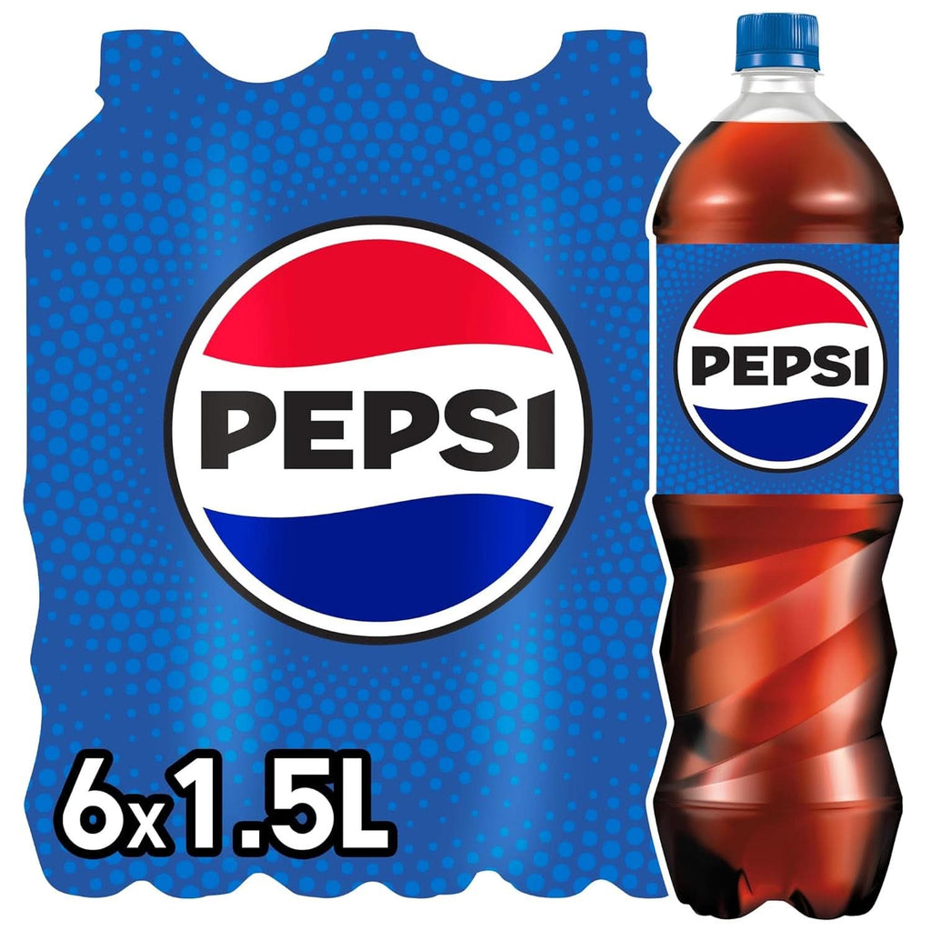 Pepsi Cola, Original, set 6 x 1,25 litri Bauturi fara alcool Naty Shop 6 x 1,5 litri Versiunea Clasica