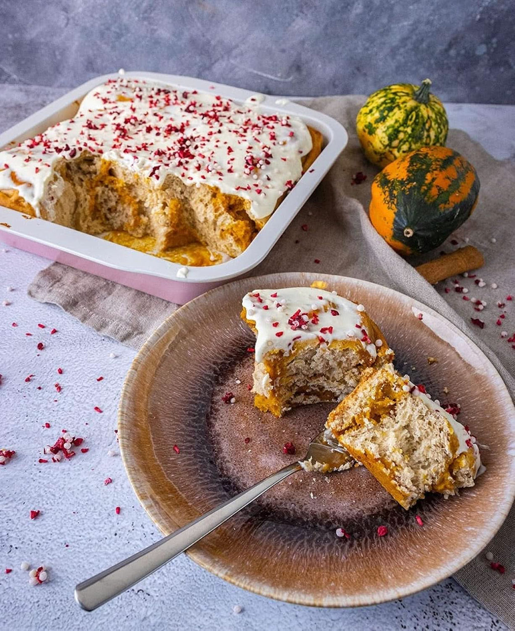 RUF chipsuri de orez, fără aditivi artificiali, amestec de fructe pentru terci și produse de patiserie, fără gluten, vegan, 15 grame Sprinkles Naty Shop