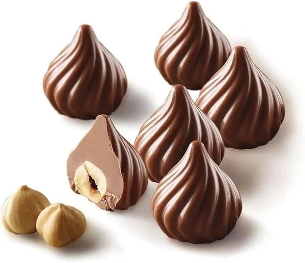 Moule à chocolat flamme 3D Silikomart - Formes 3D uniques avec bord intérieur pour bases rondes