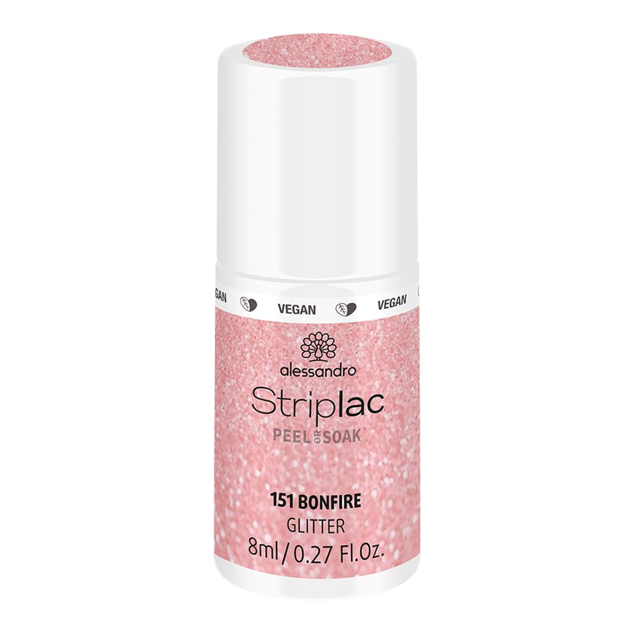 alessandro Striplac UV-Nagellack Lilly Billy – Doux et facile à utiliser – Application facile grâce à la technologie Peel-Off – Vegan et sans alcool – 8 ml