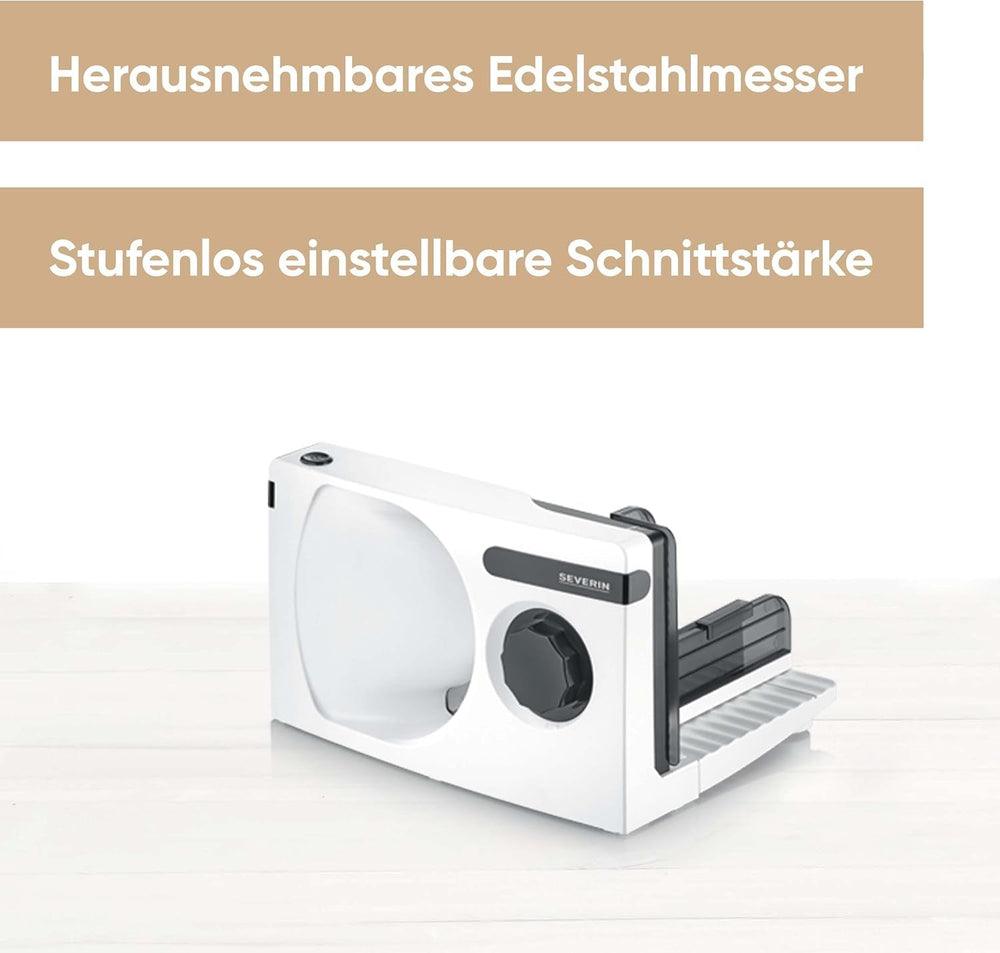 Trancheuse multifonction SEVERIN pour pain, saucisses ou fromage râpé et Trancheuses Naty Shop