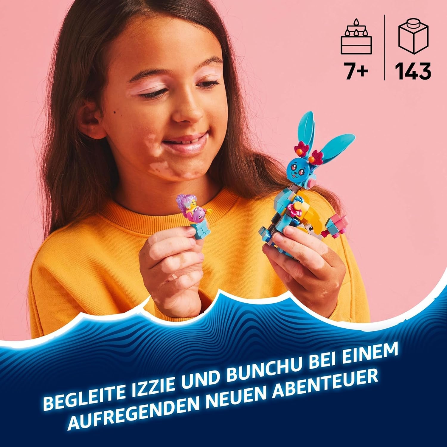 LEGO DREAMZzz Bunchus kreative Tierabenteuer, Spielzeughase für Kinder, 20-in-1 Fantasy-Spielset mit der Minifigur Izzie, Geschenk für Mädchen und Jungen ab 7 Jahren 71488