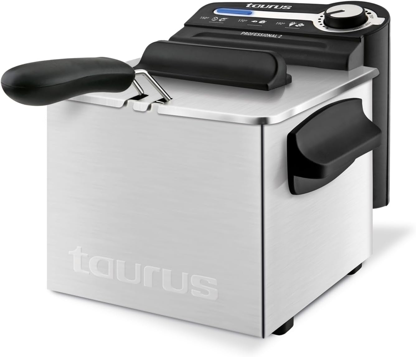 Taurus Professional 2 plus - Friteuse à huile, 2 litres, 1700 W, inox 18/8 Electroménager Naty Shop Filtre 2L