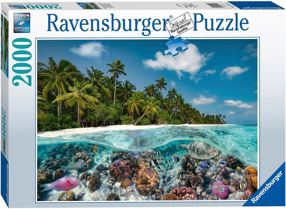 Ravensburger Puzzle 17441 Une plongée aux Maldives - Puzzle 2000 pièces pour adultes et enfants de 14 ans et plus Puzzle Naty Shop Titre par défaut