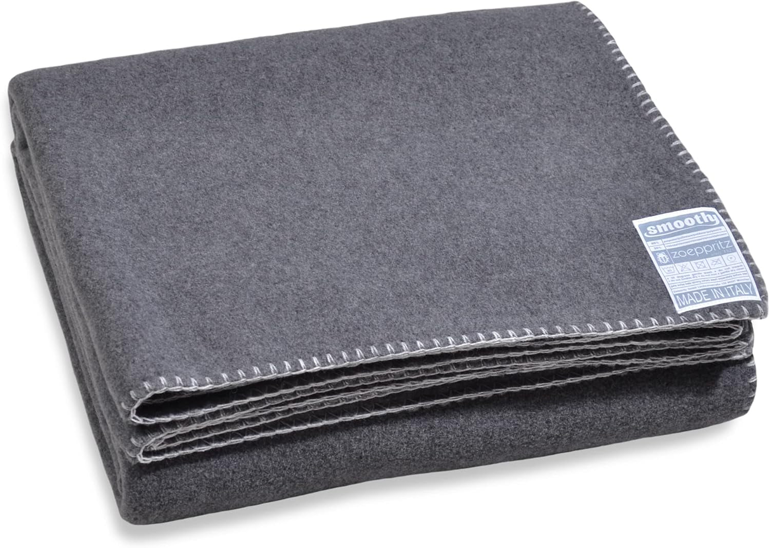 Zoeppritz Since 1828 Couverture Polaire Smoothy - Couverture Polaire Moelleuse et Confortable - Vegan - 140X190Cm - 010 Blanc Cassé, 010 Offwhite Zoeppritz Since 1828 Gris 140X190Cm Lits et Couettes