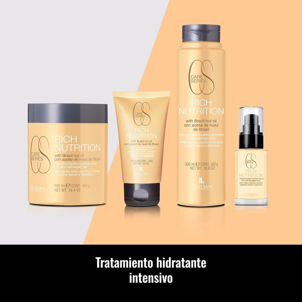 Masque capillaire hydratant - Nutrition riche - 500 ml - cheveux secs et abîmés - à l'huile de noix du Brésil - nourrit et hydrate intensément les cheveux, répare Naty Shop Hair Mask