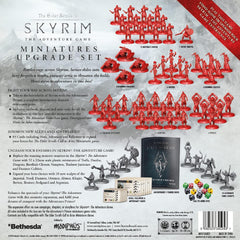 Modiphius The Elder Scrolls : Skyrim – Jeu de société d'aventure – Ensemble de miniatures améliorées | Jeu de société | 14 ans et plus | 1-4 joueurs | Temps de jeu 60-120 minutes, Gris, Rouge