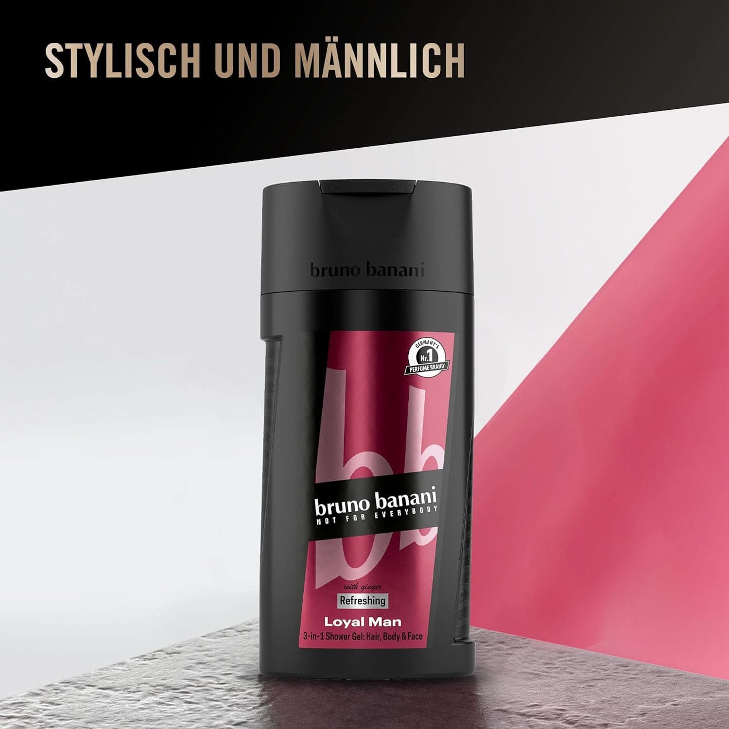 Bruno Banani Loyal Man gel de duș 3 în 1 pentru corp, păr și față, bărbați, 250 ml Duș și baie Naty Shop