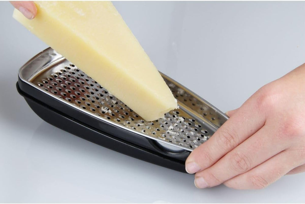 FACKELMANN Food&More 45463, Râpe à parmesan en inox avec boîte fraîcheur Eplucheur Naty Shop