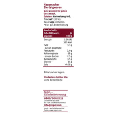 tegut... Nouilles aux œufs Waves - Nouilles en ruban, 1 x 500 g