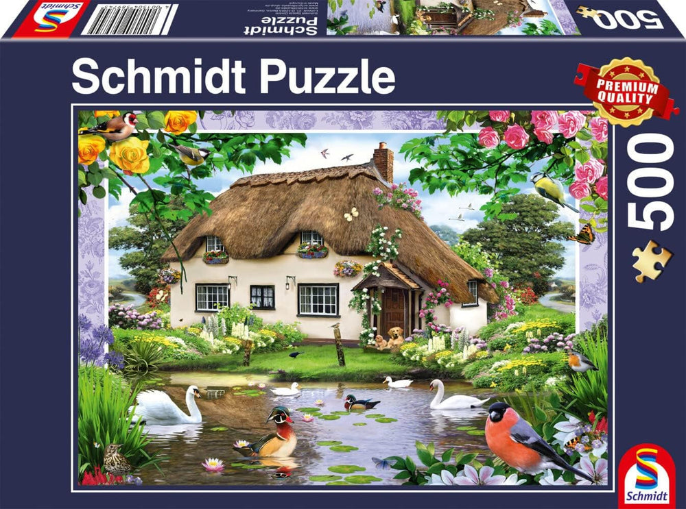 Schmidt Spiele Puzzle 500 pièces Maison de campagne romantique Naty Shop Titre par défaut