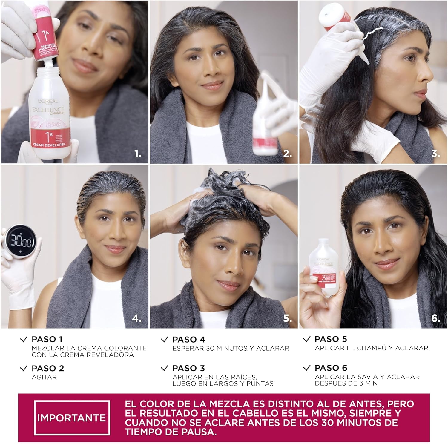 L'Oréal Excellence Crème N.1 Teinture capillaire Naty Shop