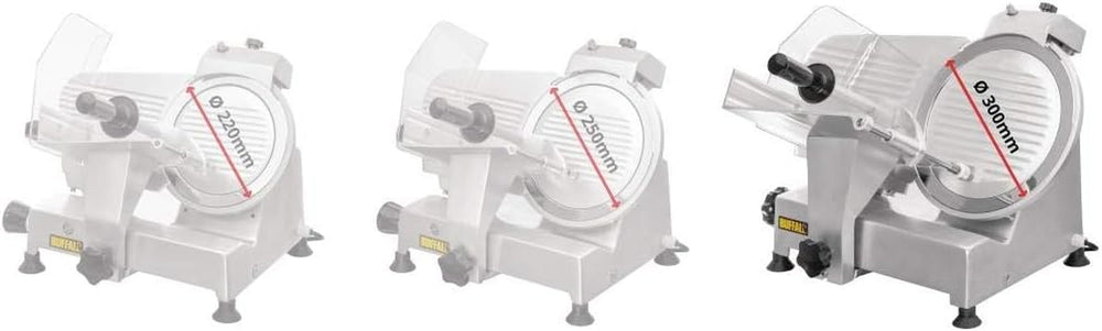 Trancheuse à viande, électrique, 300 mm Rasnite et Trancheuses Naty Shop