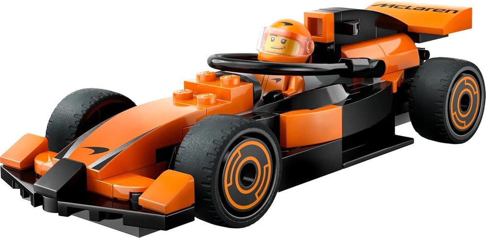 LEGO City F1 Racer avec voiture de course Mclaren - Modèle de jouet de Formule 1 avec voiture de course et figurine - petit cadeau pour garçons et filles à partir de 6 ans ou fans de sports mécaniques 60442 Jeux de construction Besuche den LEGO-Store