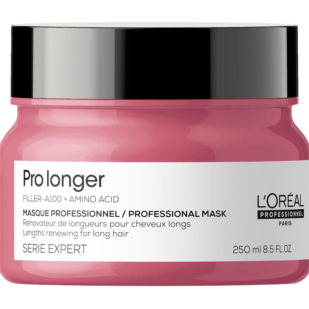 L'Oréal Professionnel Masque Fortifiant Capillaire pour Cheveux Longs et Fins avec Filler A-100 et Acides Aminés, Série Expert, Pro Longer Mask Hair Mask Naty Shop