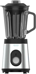 Cecotec Mélangeur Glas Power Schwarz Titan 1000 INOX. 1000 W, Edelstahlgehäuse, 6-Blatt-Blatt Mit Schwarzer Titanbeschichtung, 1,5-L-Glaskrug, 5 Geschwindigkeiten [Energieeffizienzklasse a +] Cuisine Naty Shop