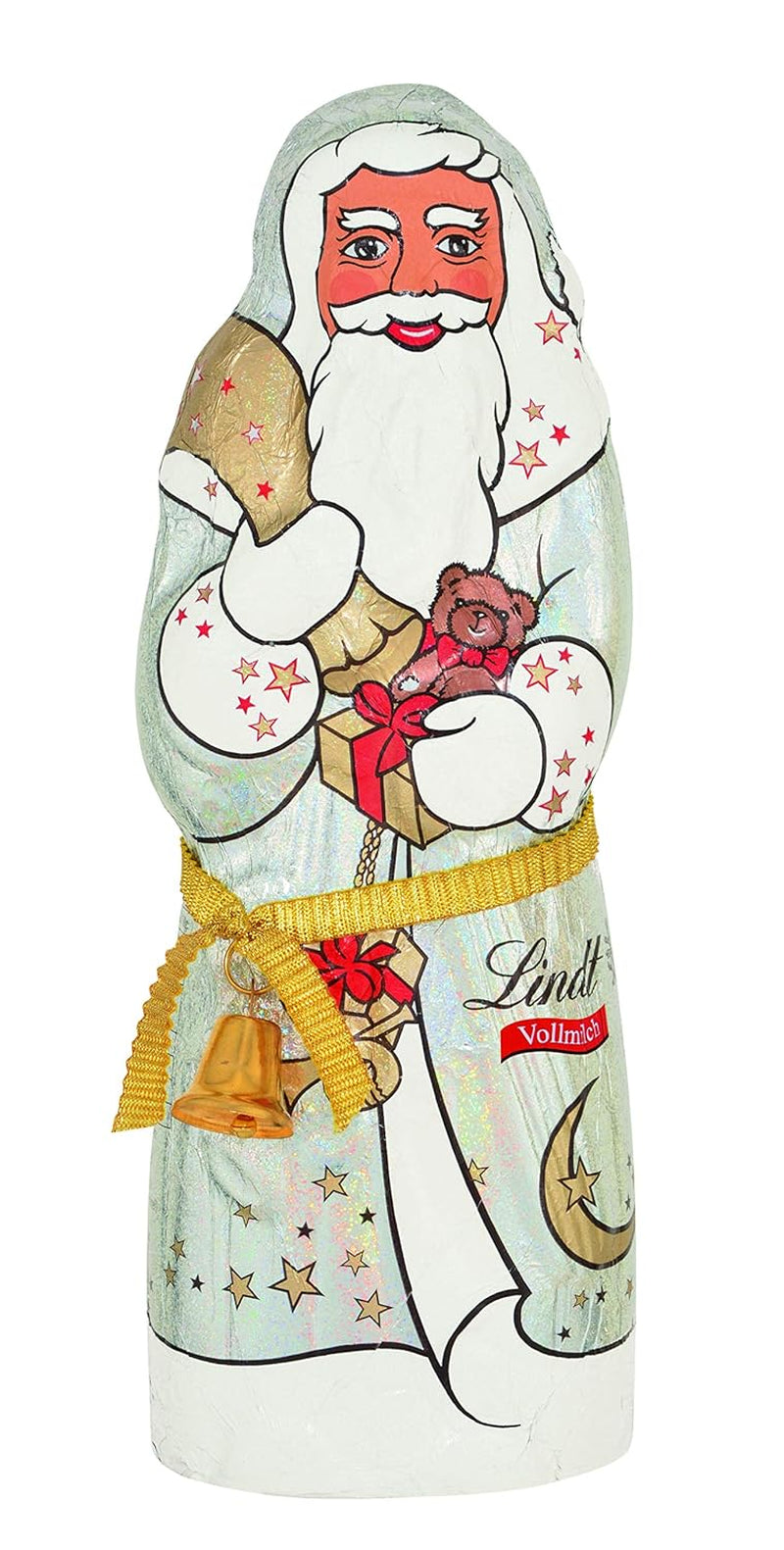 Lindt Santa Glamour, chocolat au lait, nouveau design, 1 paquet (18 x 125 g)