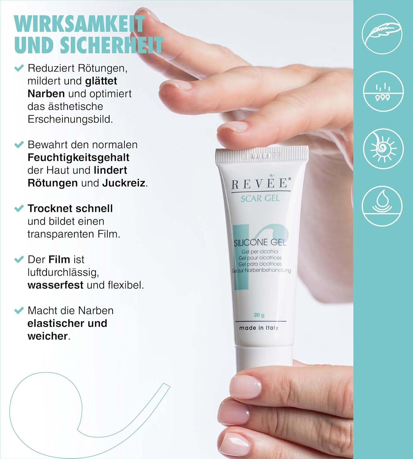 Revée Scar Gel, Gel topic pentru cicatrici Naty Shop