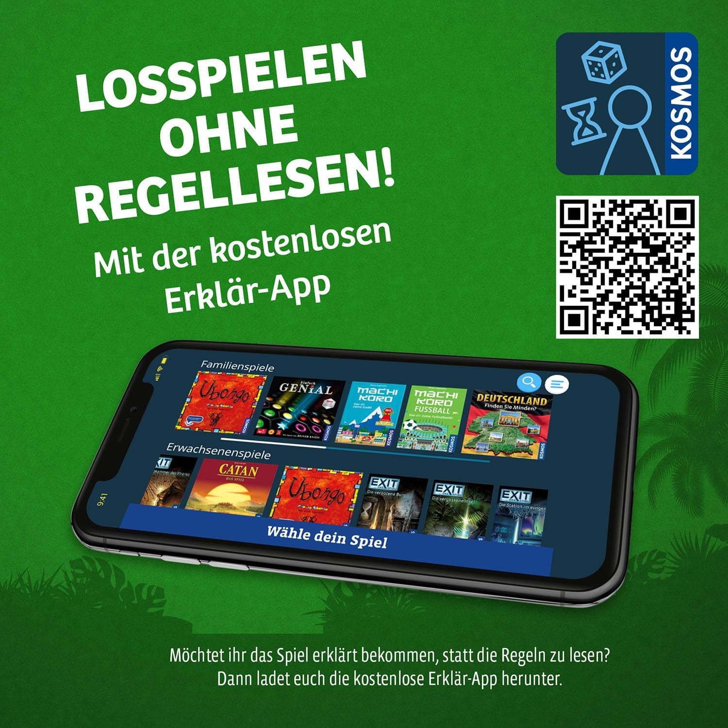 Kosmos 684037 Battle Royale, Action jusqu'à la dernière figurine ! Jeu familial pour 2 à 4 joueurs âgés de 8 ans et plus avec des éléments d'action spéciaux.