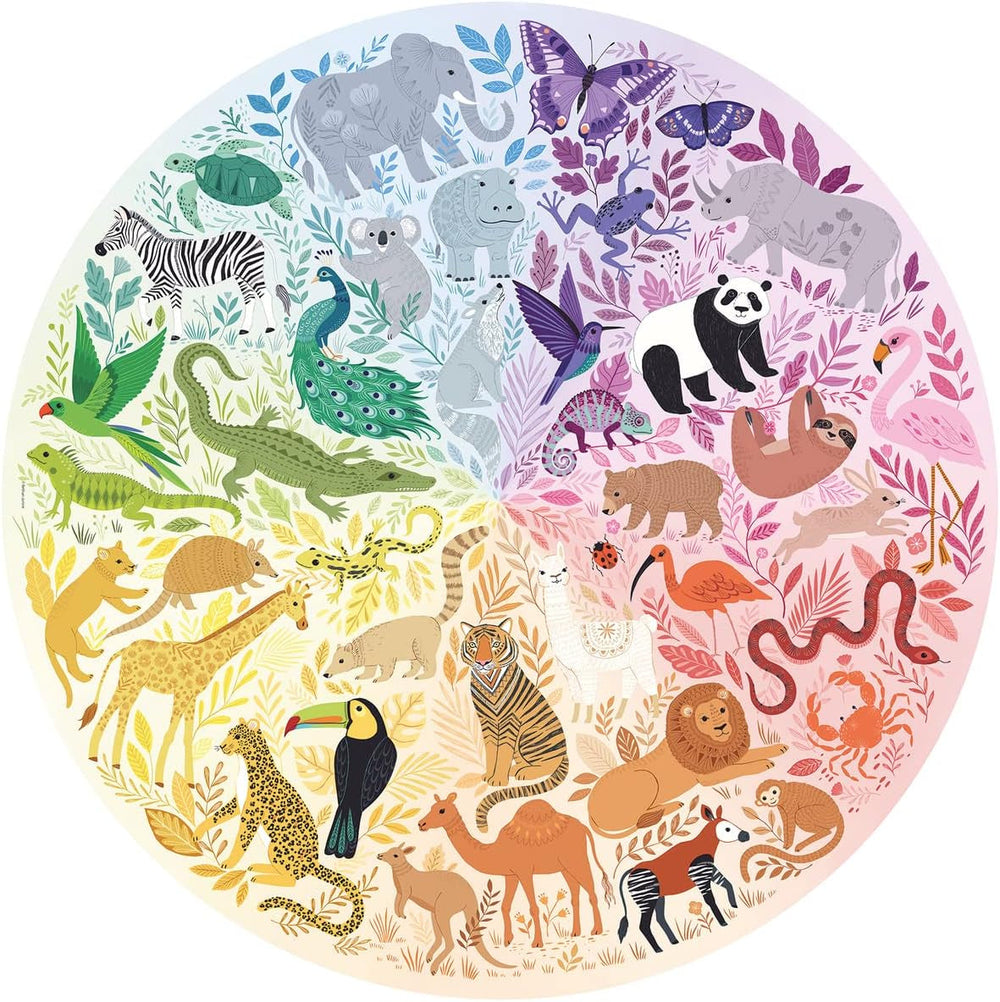 Ravensburger Puzzle 17172 Cercle de couleurs - Animaux 500 pièces Puzzle Naty Shop