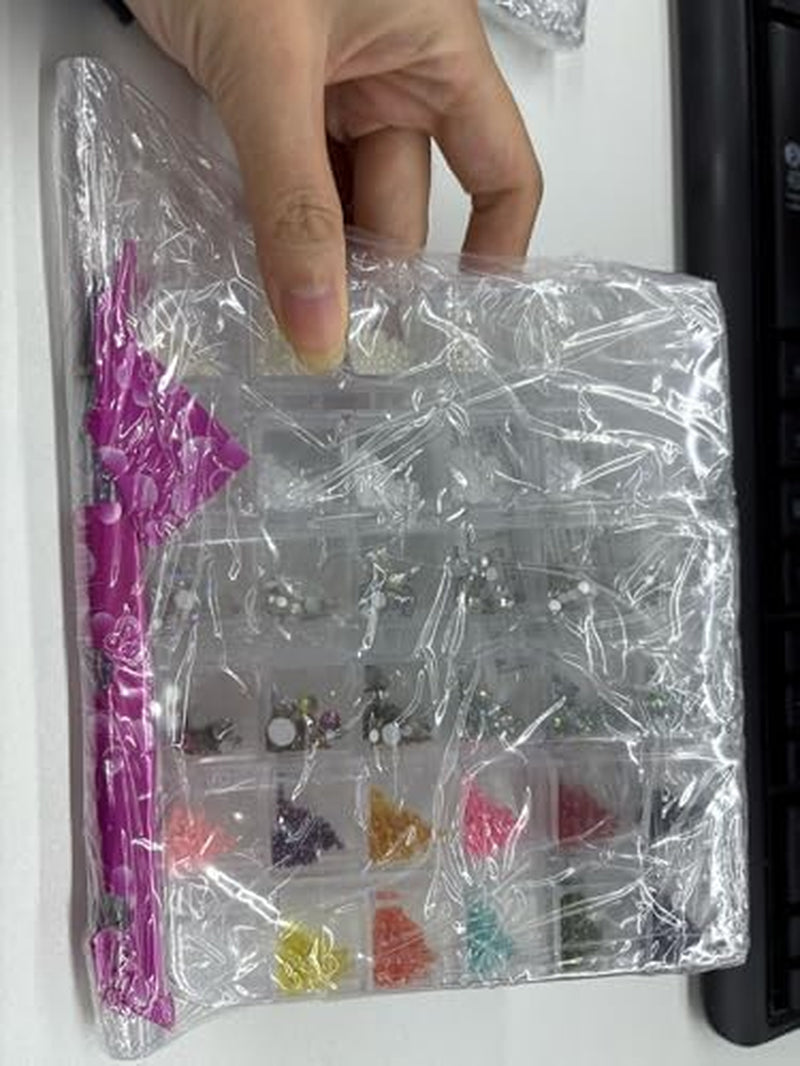 Harz Strasssteine ​​​​4200Pcs Strass Kristalle 1Mm-5Mm Gemischte Kinder Bastelsachen Kit Mit Strass Mit Picking Pinzette et Stift For DIY Nägel Kleidung Kunsthandwerk Gemischt Becher Party (A)