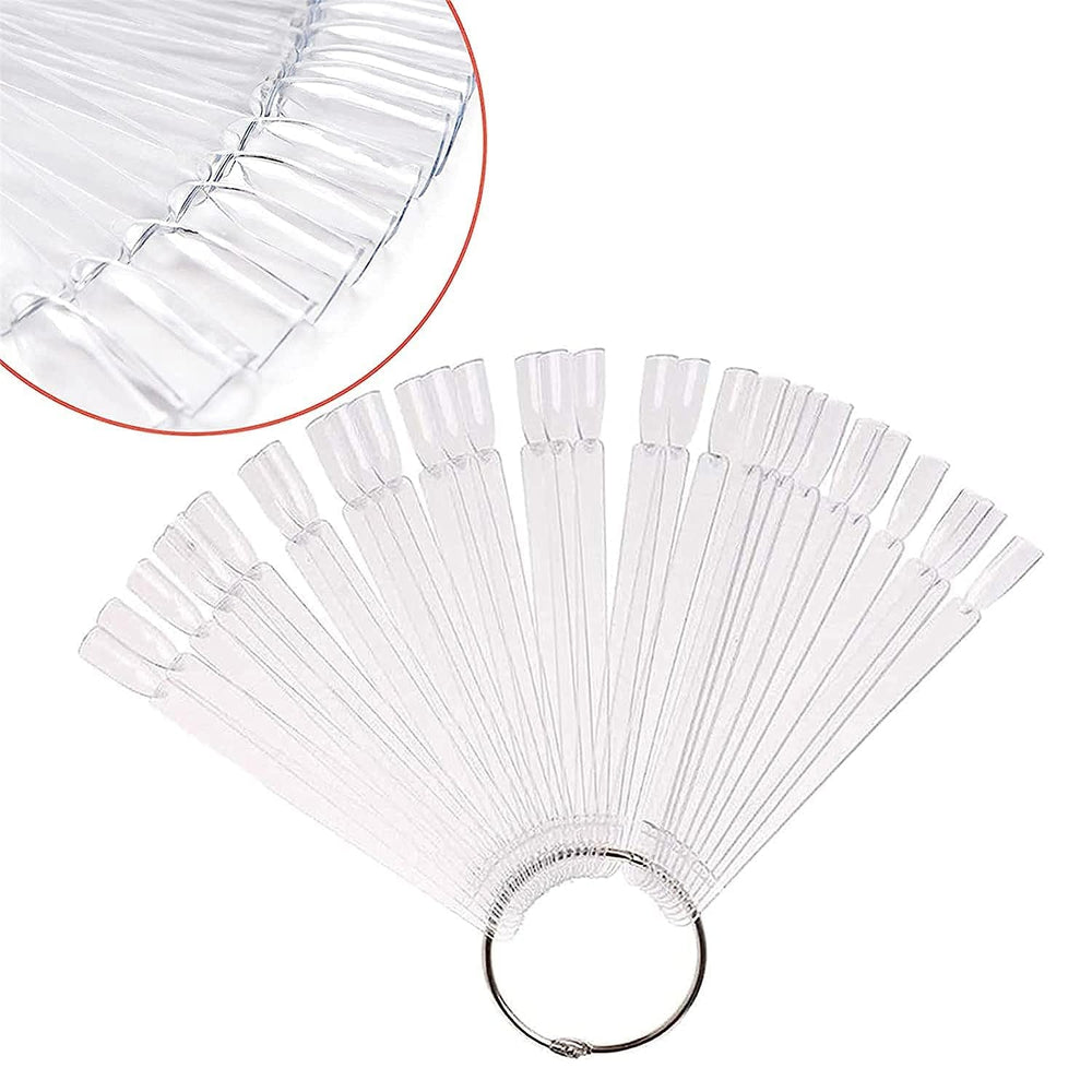 Présentoir à ongles, 40 bâtons de vernis à ongles artificiels, capsules, éventail pratique, nail art