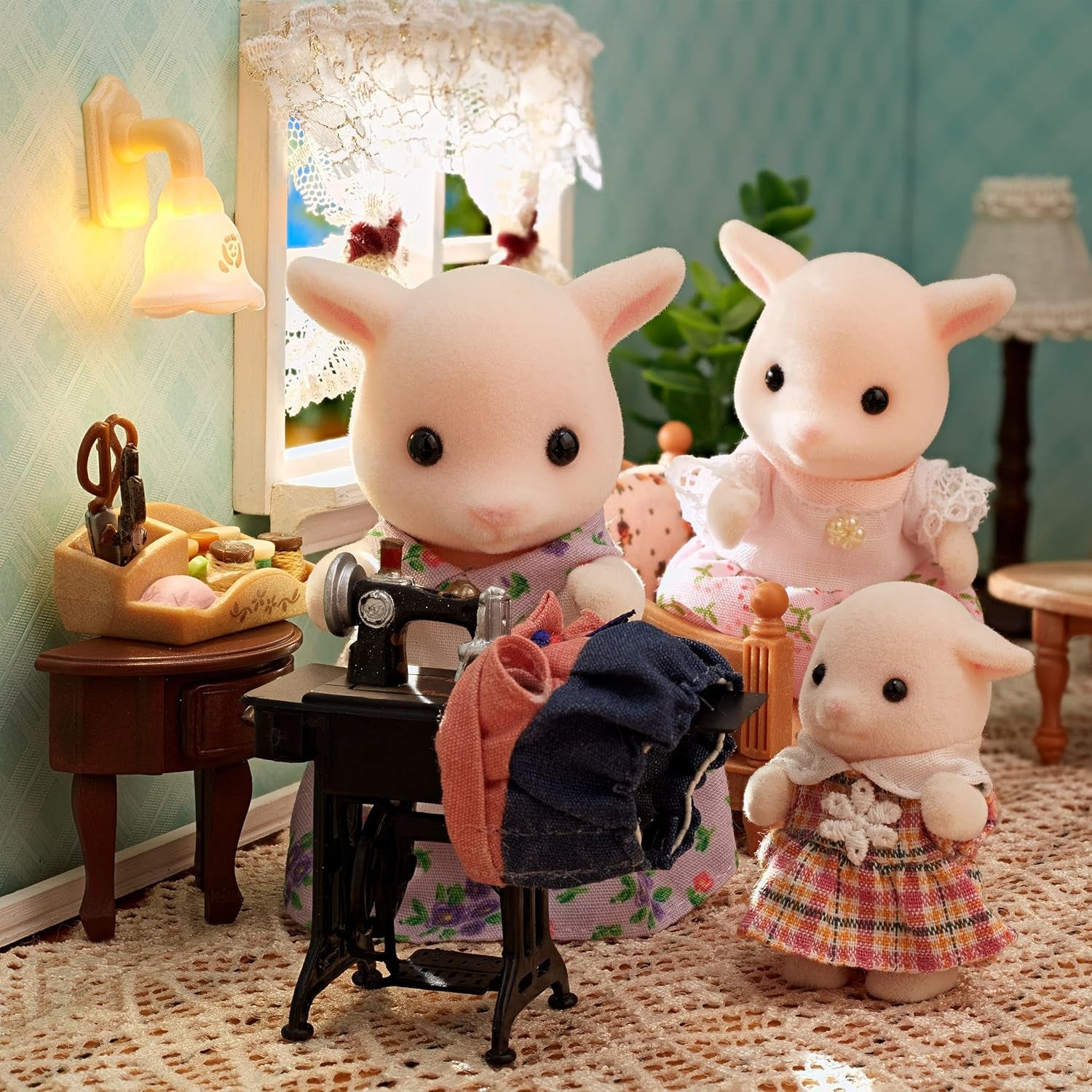 Sylvanian Families 5622 Famille de chèvres - Figurines de maison de poupée
