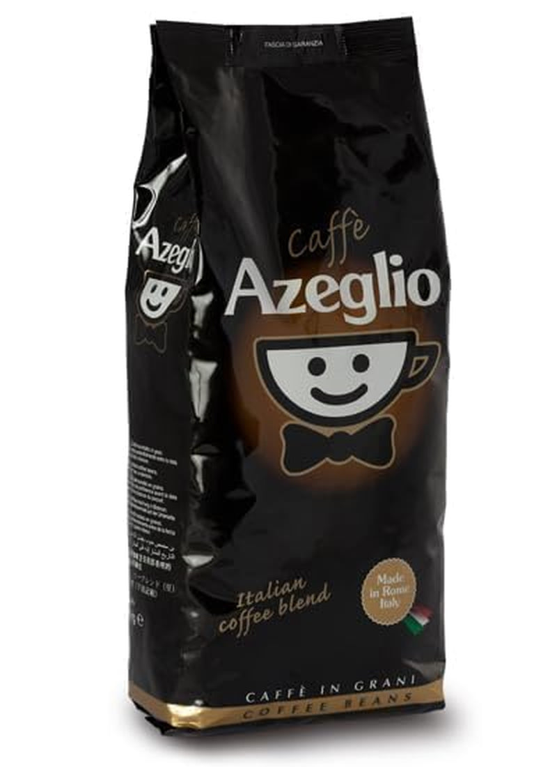 Café Caffè Haiti Roma Azeglio en sachet de 1 kg, torréfié à la main, qualité italienne, pour un expresso intense et crémeux.