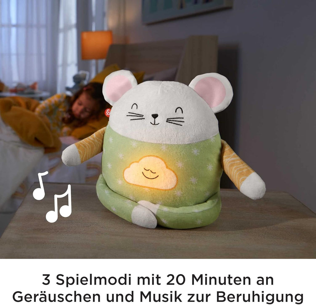 Fisher-Price HHH44 - Meditation Mouse - Ajutor pentru relaxare și somn cu meditație ghidată de zi și de seară și muzică pentru copii cu vârsta de 2 ani și peste Jucarii Bebe Naty Shop