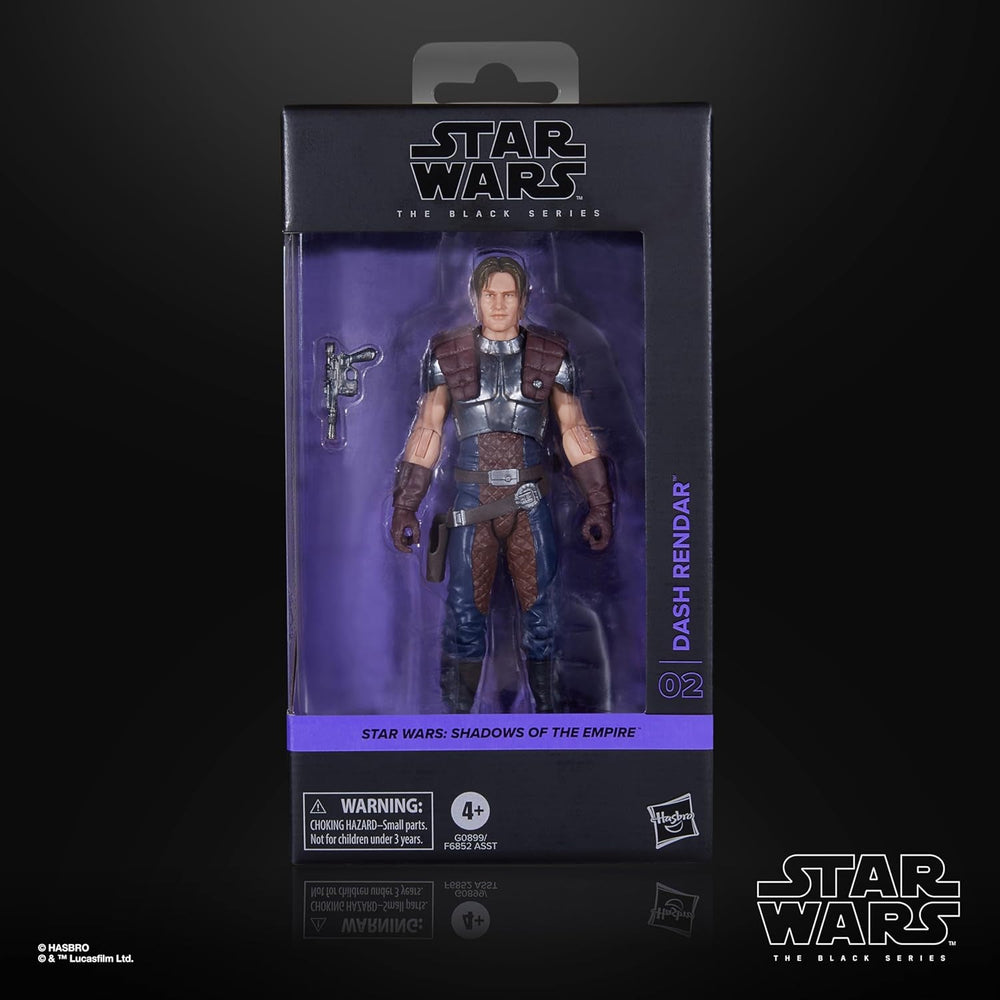 Star Wars Black Series Dash Rendar, Star Wars : Les Ombres de l'Empire Figurine à Collectionner (15 cm) Figurines Naty Shop
