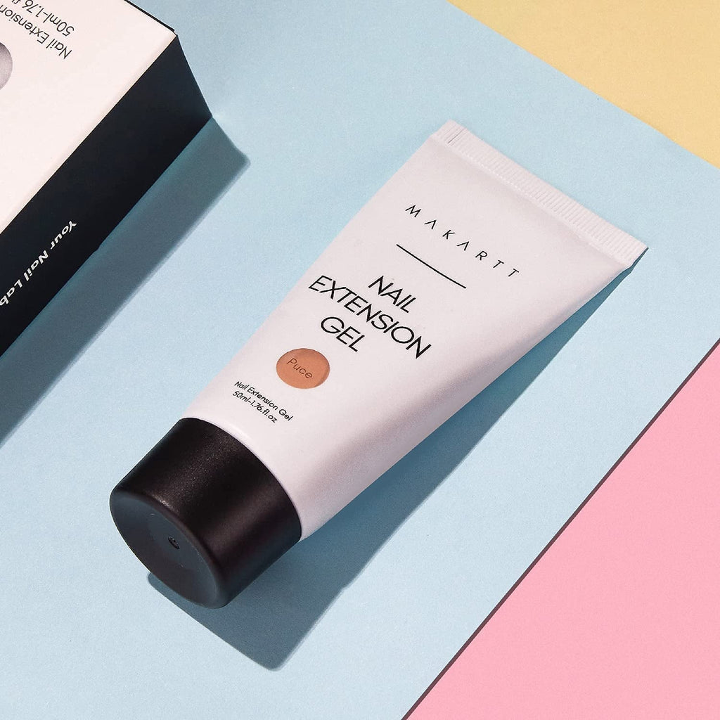 Gel pentru extensii de unghii Makartt Poly - Gel acrilic pentru extensii, gel pentru întărirea unghiilor, decorarea unghiilor, 50 ml (Violet)