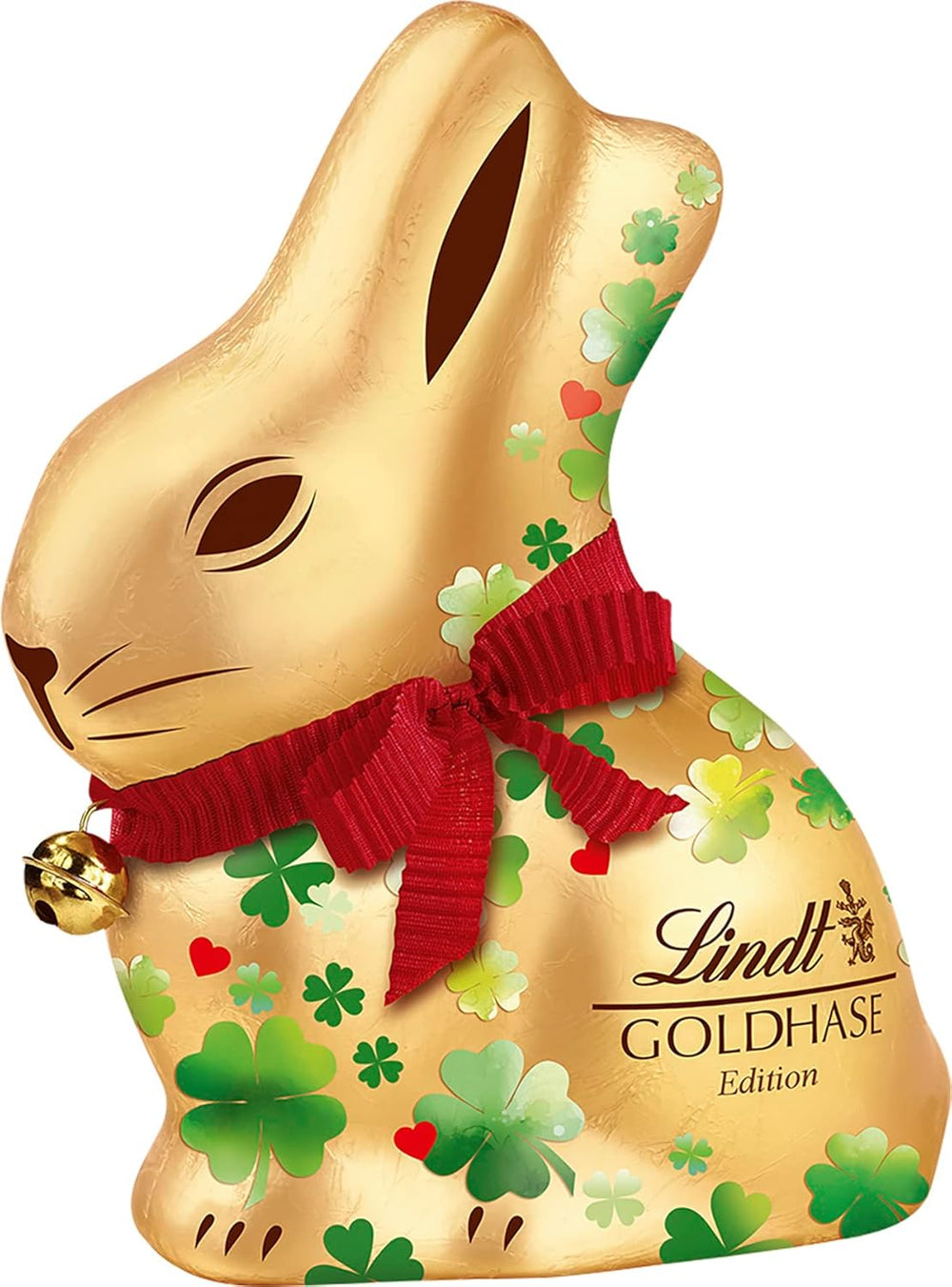 Lindt Chocolat Or Lapin Lucky Charm Edition | 100g | Chocolat au lait doré avec motif porte-bonheur de Pâques | Chocolat de Pâques | Cadeau de chocolat | Lapin au chocolat | Lapin de Pâques