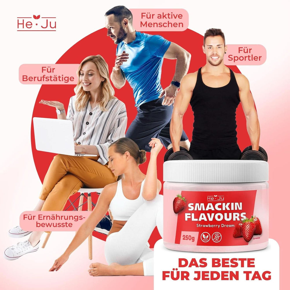 He-Ju, Poudre au goût de fraise, 250 grammes Arômes Naty Shop