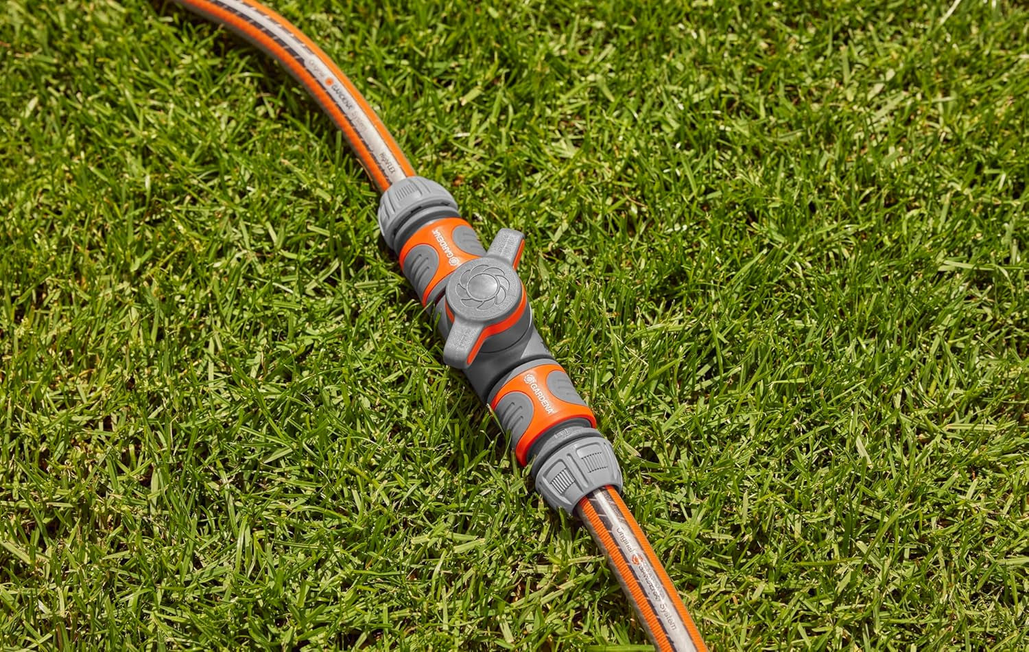 Gardena Raccord avec vanne de régulation, gris, orange