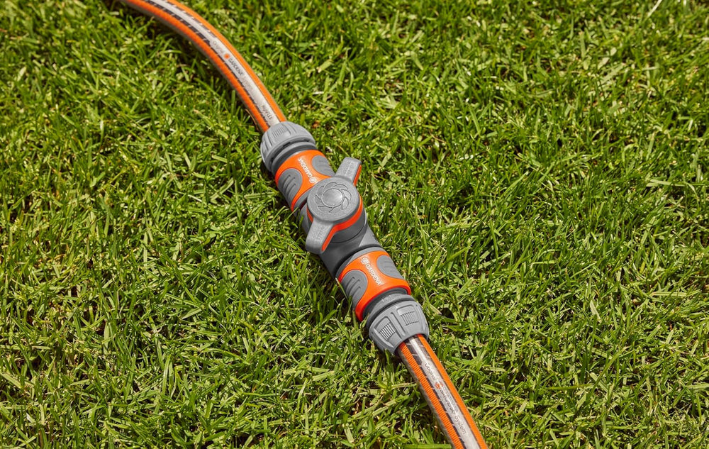 Gardena Raccord avec vanne de régulation, gris, orange