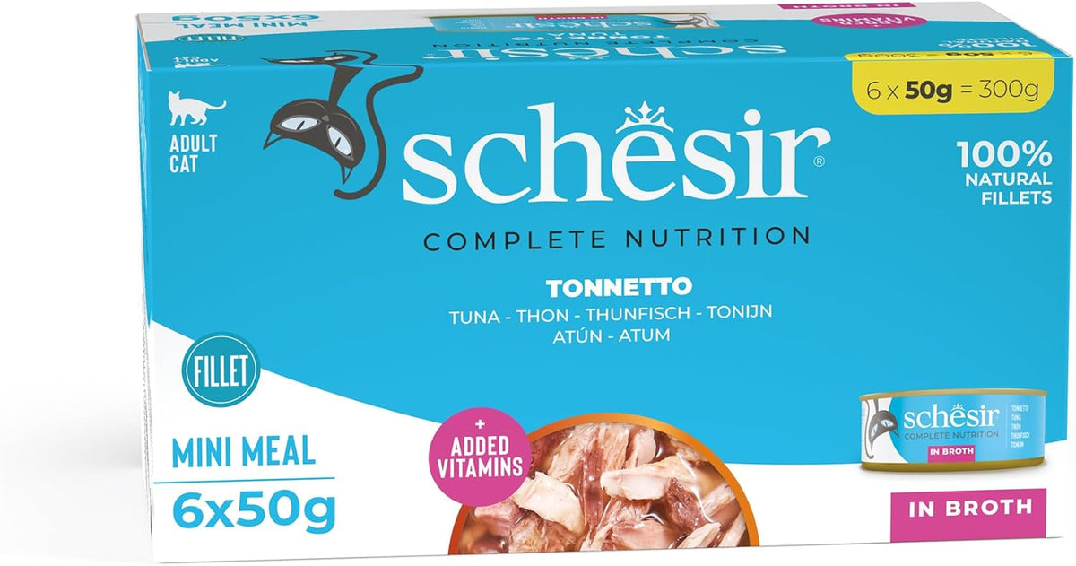Chat naturel Thunfisch, Katzenfutter nass im eigenen Saft, 8 x 6 doses x 50 g
